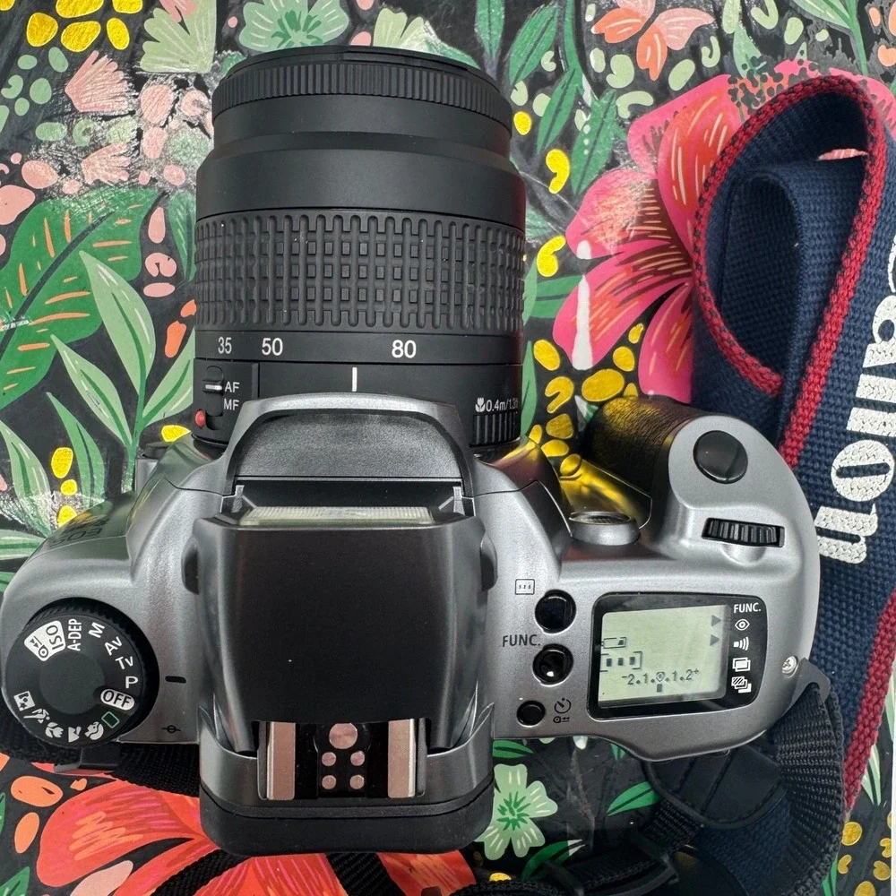 Canon EOS Rebel GII 35mm SLR Film Camera with EF 35-80mm Lens and Tamrac Bag
